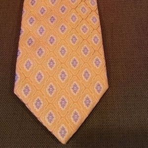 NEW NWT ALARA TIE 100% SILK ORANGE 4 INCHES WIDE